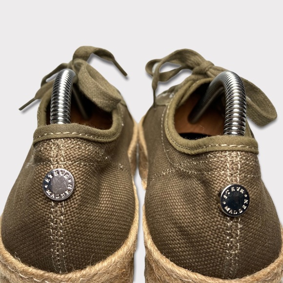 Steve Madden Hampton Olive Green Flatform Espadrille Sneakers 8B - Picture 15 of 16